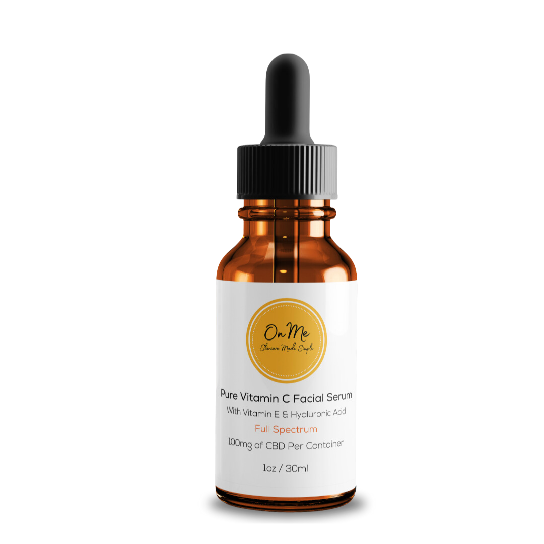 Pure Vitamin C Facial Serum with Hyaluronic Acid - OnMe SkinCare